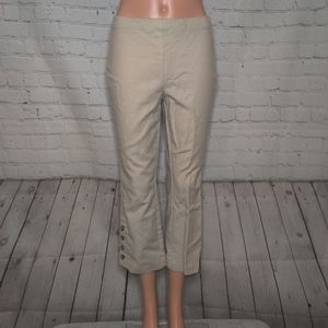 Crosby - Button Detailed Cropped Pants